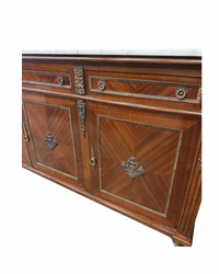 French Marble Top Sideboard