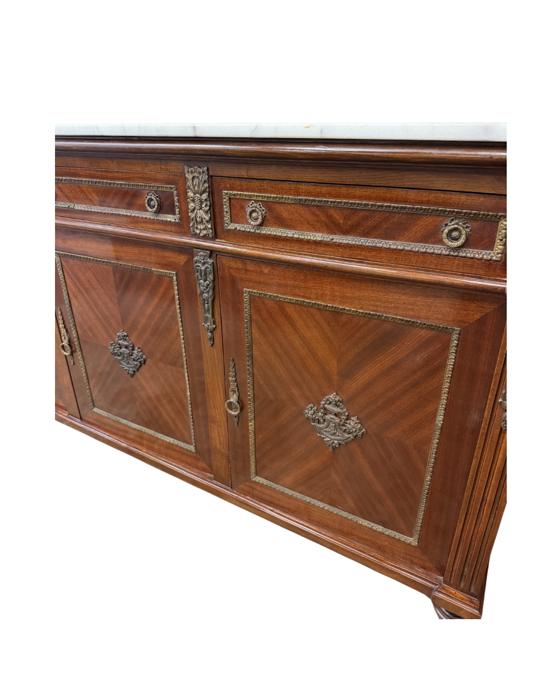 French Marble Top Sideboard